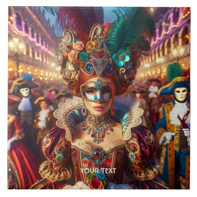 Carreau Imaginaire Mignonne Lady Mask Venice (Devant)