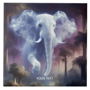 Carreau Imaginaire Mist Mist Elephant Jungle