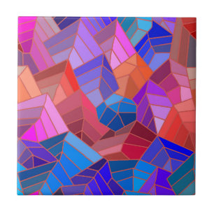 Carreau Imaginaire Montagnes Vue du ciel