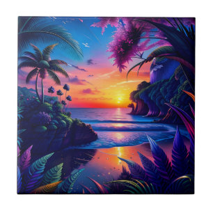 Carreau Imaginaire Tropical Beach Two