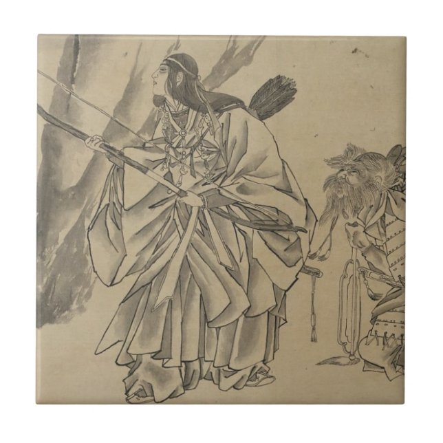 Carreau Impératrice japonaise circa des 1800s (Devant)