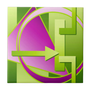 Carreau Impression art numérique "Diagramme de circuit"