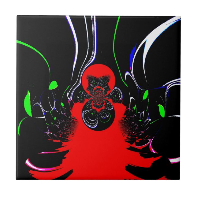 Carreau Impression d'art fluide Kaleidoscope (Devant)