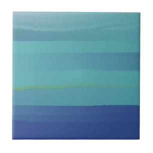Carreau Impressions en Turquoise et bleu