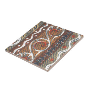 Carreau Imprimer Motif Africain vintage