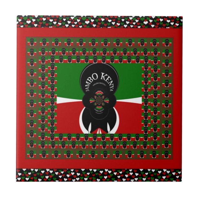 Carreau Imprimerie d'art Jambo Kenya (Devant)