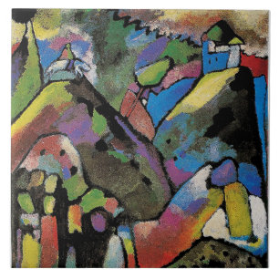 Carreau Improvisation 9, art abstrait de Wassily Kandinsky