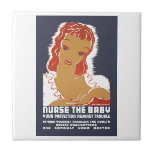 Carreau Infirmière du bébé