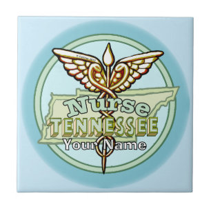 Carreau Infirmière du Tennessee Caducée