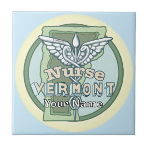 Carreau Infirmière du Vermont Caduceus