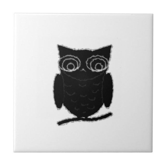 Carreau Inkblot Owl (Devant)