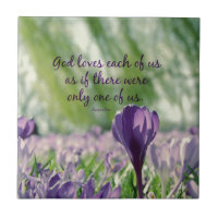 Inspirationnel Dieu aime chacun de nous Citer