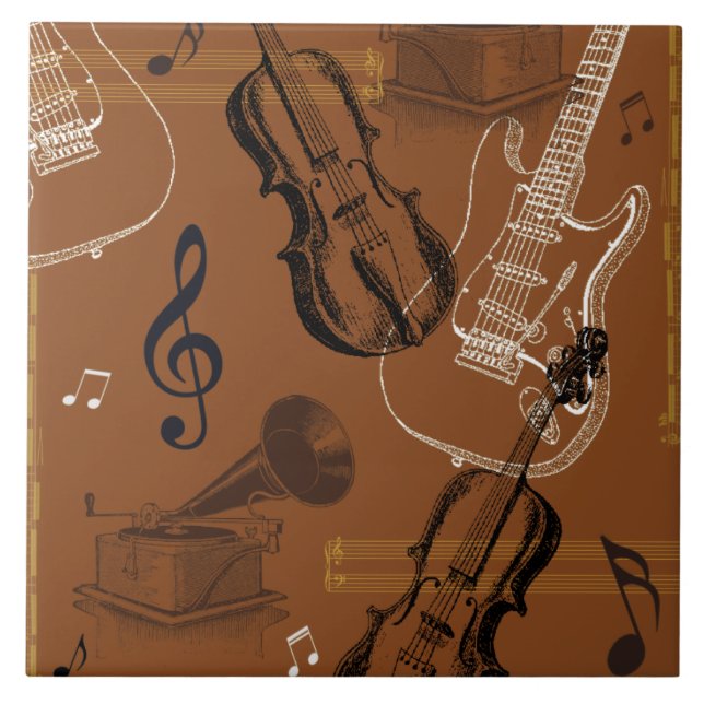 Carreau Instruments de musique (Devant)