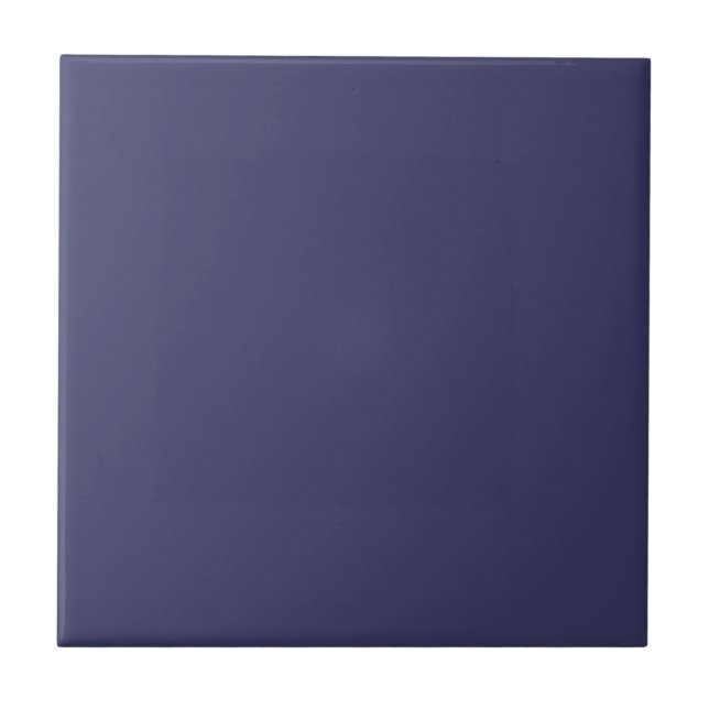Carreau Intemporel - Indigo Blue Ceramic Tile (Devant)