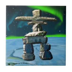 Carreau Inukshuk Native American Spirit Stones