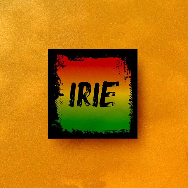 Carreau IRIE Jamaïque Rasta Caribbean Island Cuisine (Créateur téléchargé)