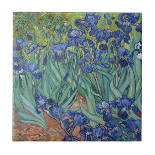 Carreau Iris par Vincent van Gogh