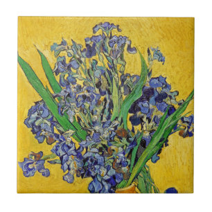 Carreau Irises par Van Gogh
