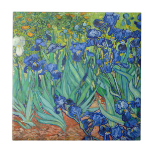 Carreau Irises par Van Gogh