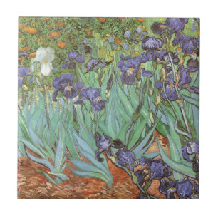 Carreau Irises par Vincent van Gogh