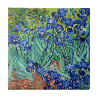 Carreau Irises Vincent van Gogh Painting Tile