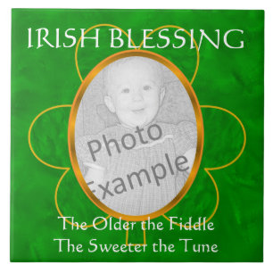 Carreau Irish Blessing - Cadre photo - Le plus vieux de la