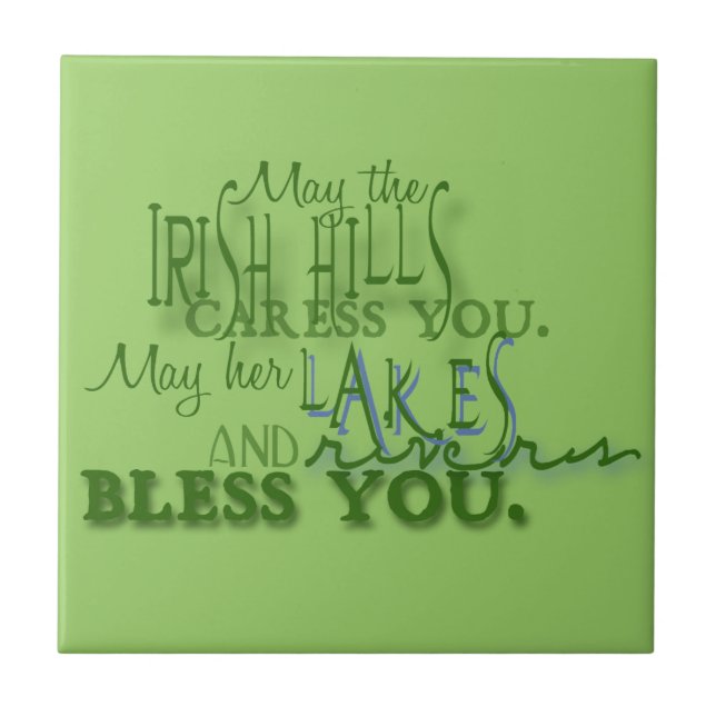 Carreau Irish Hills Blessing (Devant)