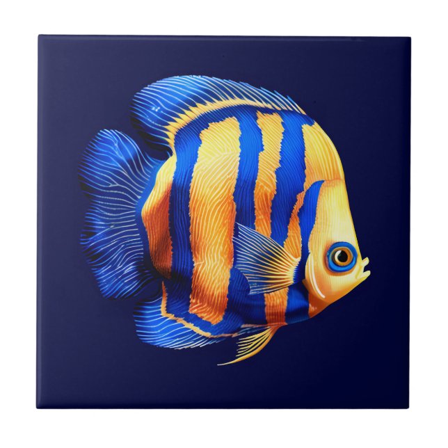 Carreau Island reef Gold bordé papillon plage de poisson m (Devant)