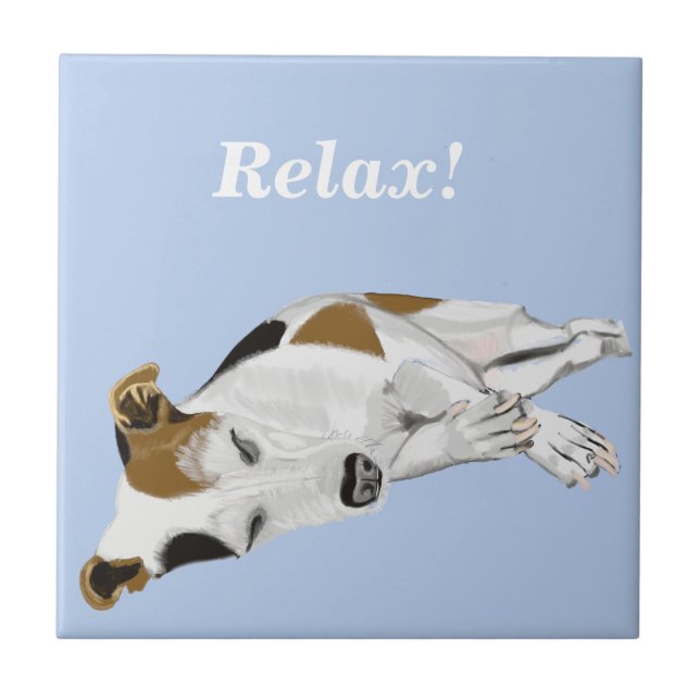 Carreau Jack Russell Coffee Mug (Devant)