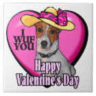 Jack Russell Terrier Saint-Valentin