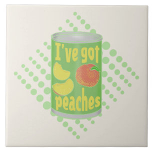 Carreau J'ai des pêches Tin de fruit