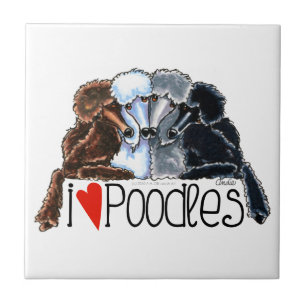 Carreau J'Aime Les Poodles