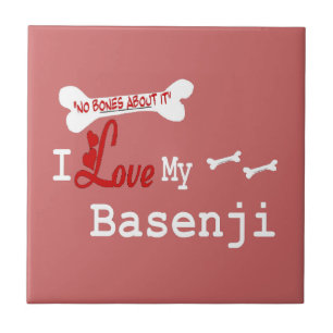 Carreau J'Aime Mon Basenji