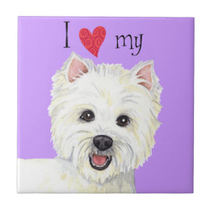 Carreau J'aime mon Westie