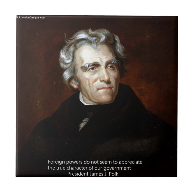 Carreau James K Polk Et Citation (Devant)