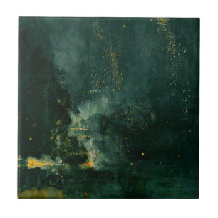 Carreau James Whistler - Nocturne en noir et or