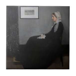 Carreau James Whistler - Portrait de la mère de l'artiste