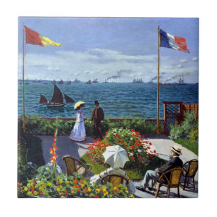 Carreau Jardin chez Sainte-Adresse par Claude Monet
