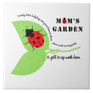 Carreau Jardin de maman Ladybug Grande Carrelage en céram