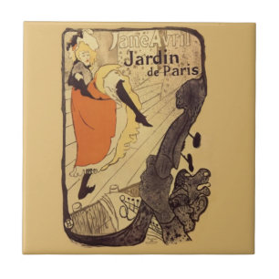 Carreau Jardin de Paris - Toulouse-Lautrec