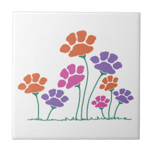 Carreau Jardin des fleurs Pawprint