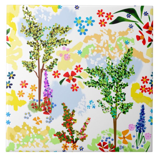 Carreau Jardin d'été (Devant)