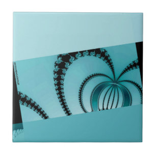 Carreau Jardin fractal azur