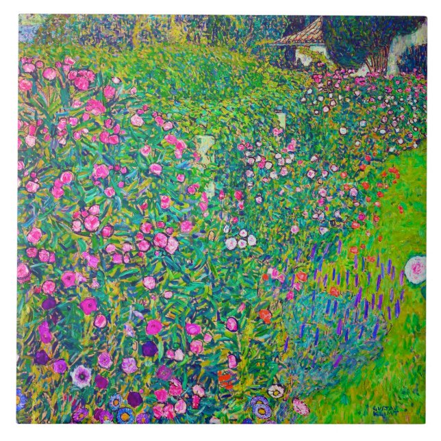 Carreau Jardin Italien, Gustav Klimt (Devant)