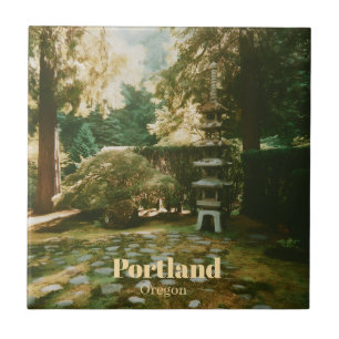 Carreau Jardin Japonais, Portland, Oregon Souvenir