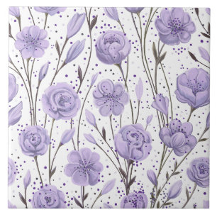 Carreau Jardin pourpre