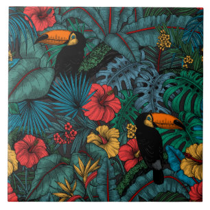 Carreau Jardin toucan