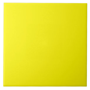 Carreau JAUNE DE LÉMON (couleur fruitée solide) ~