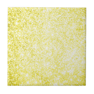 Carreau Jaune de parties scintillantes