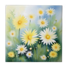 Jaune marguerite aquarelle